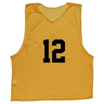 12 Numbered Mesh Pinnies