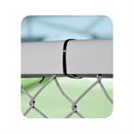 Polyethylene Fence Protector, 2-¼"x2"x10', Grey