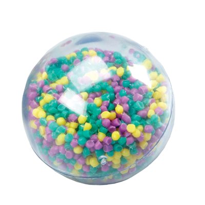Squellet Transparent Vinyl Ball Filled with Pellets