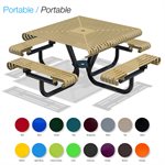 Portable or fixed picnic table