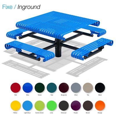 Portable or Fixed Picnic Table