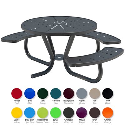 Accessible Picnic Table, Inground or Portable, 46"