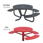 Accessible Picnic Table, Inground or Portable, 46"