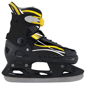 Pair of Softmax Freestyle Adjustable Ice Skates for Kids