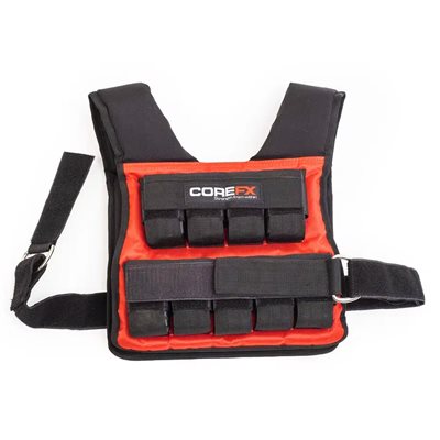 Corefx Pro Adjustable Weighted Vest, 40 Lbs