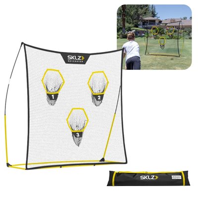 Filet portatif SKLZ Quickster QB Trainer à 3 cibles
