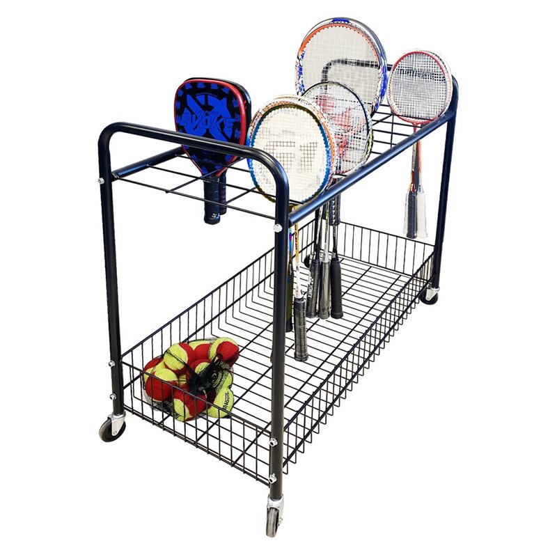 Racquet Cart, powder coated steel