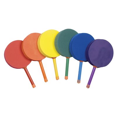 6 Foam Paddles, 7"
