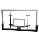 Basketball Glass Backboard, 42"x72", with Conversion Kit