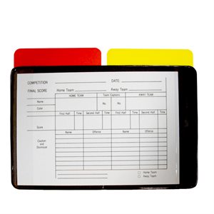 Referee's warning cards set