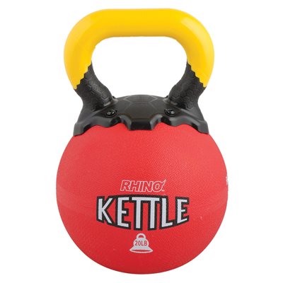 Kettlebell en fonte revêtu de caoutchouc
