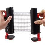 Filet de tennis de table auto-tenseur en nylon, 173 cm (68")