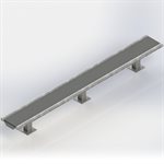 Double Rail Ramp, 96"x10-½"x12"