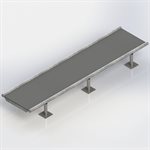 Rampe à surface plate, 96"x10-½"x22"