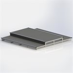 Rampe style triple podium, 96"x96"x12"