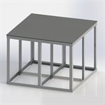 Podium carré simple, 48"x48"x36"