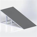 Rampe droite, 91"x48"x36"