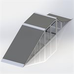 3-Shape Ramp, 210"x48"x36"