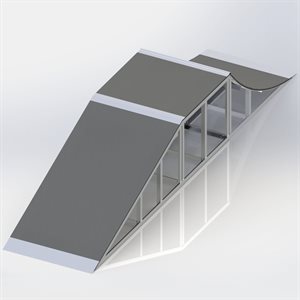 Rampe à 3 formes, 210"x48"x36"