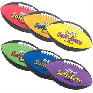 Set of 6 inflatable Rhino SOFT-EZEE footballs