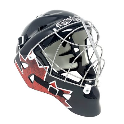 Masque de gardien de but de hockey avec grille, junior