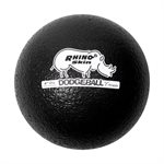 Ballon de dodgeball Rhino Skin en mousse, 6", noir