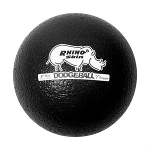 Rhino Skin Foam Dodgeball, 6", Black