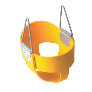 360° Enclosed Swing Seat for Children, Yellow