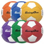 6 recreative rubber soccer balls, #4
