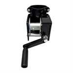 Treuil externe auto-verrouillable pour poteau de volleyball