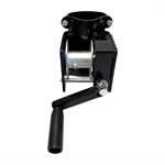 Treuil externe auto-verrouillable pour poteau de volleyball