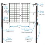 Complete Aluminum or Steel Volleyball System