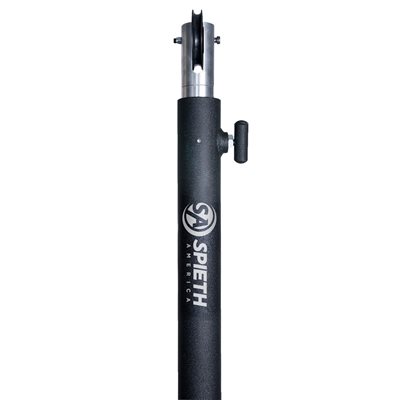 Pair of Aluminum Volleyball Posts, 1 Winch, 3"