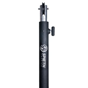 Pair of Aluminum Volleyball Posts, 1 Winch, 3"