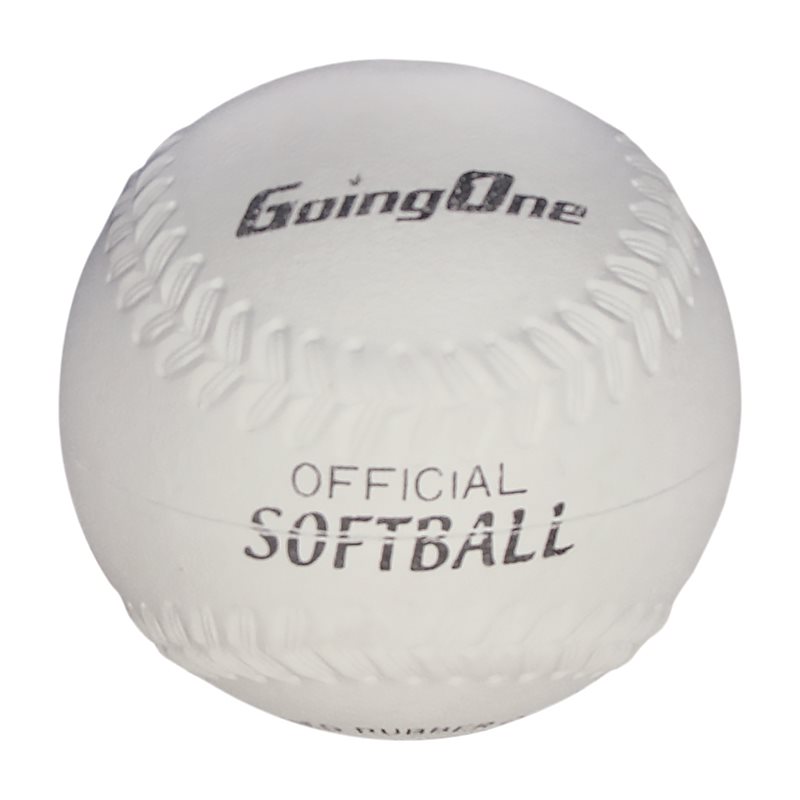 Soft rubber covered softball