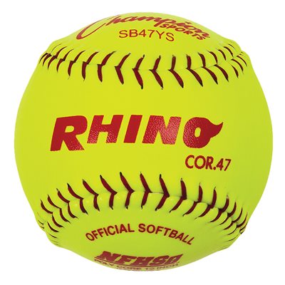 12 Synthetic Leather Softballs, 12"