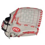 Rawlings Sure Catch Baseball and Softball Leather Glove, 11"