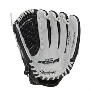 Rawlings RSB Baseball and Softball Leather Glove, 12"