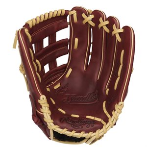 Rawlings Sandlot Baseball and Softball Leather Glove, 12-½" (32 cm)