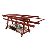 Heavy-Duty Volleyball Storage Cart