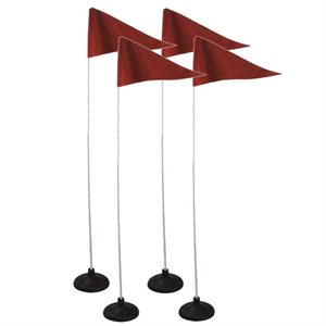 4 soccer corner flags