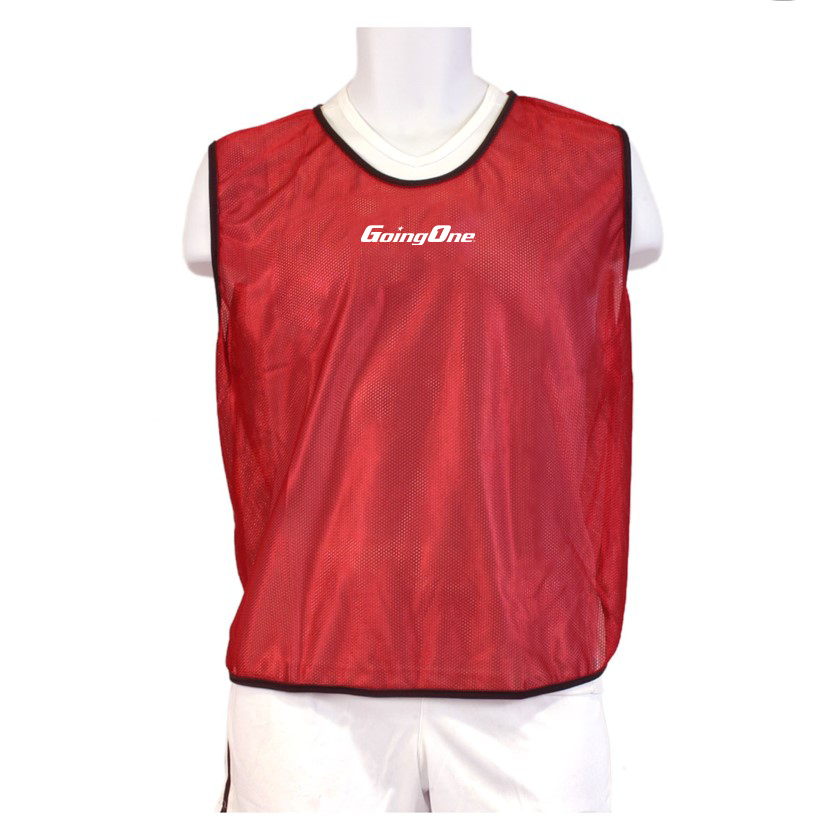 Going One Red Mesh Pinnie