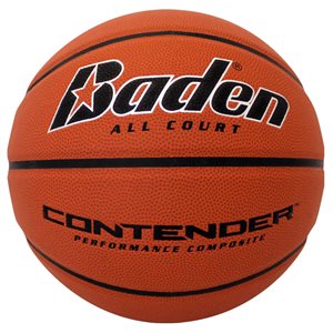 Ballon de basketball pour entraînement Baden® CONTENDER, cuir synthétique