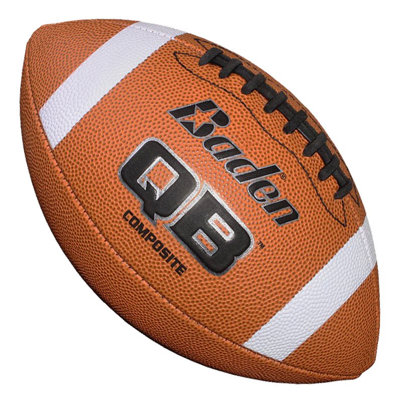 Ballon de football QB, cuir composite, SENIOR #9