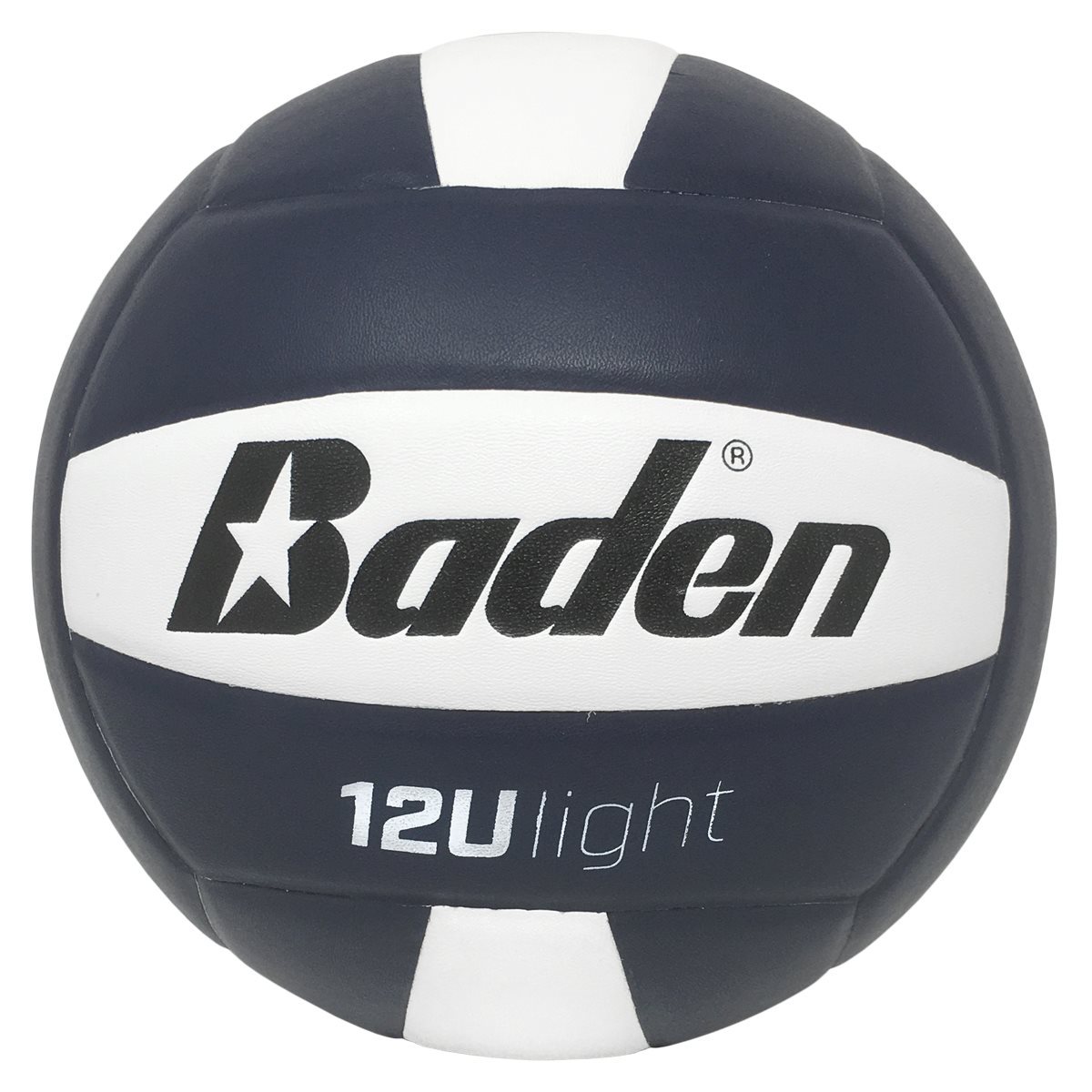 Ballon de volleyball baden 12U, léger, marine / blanc