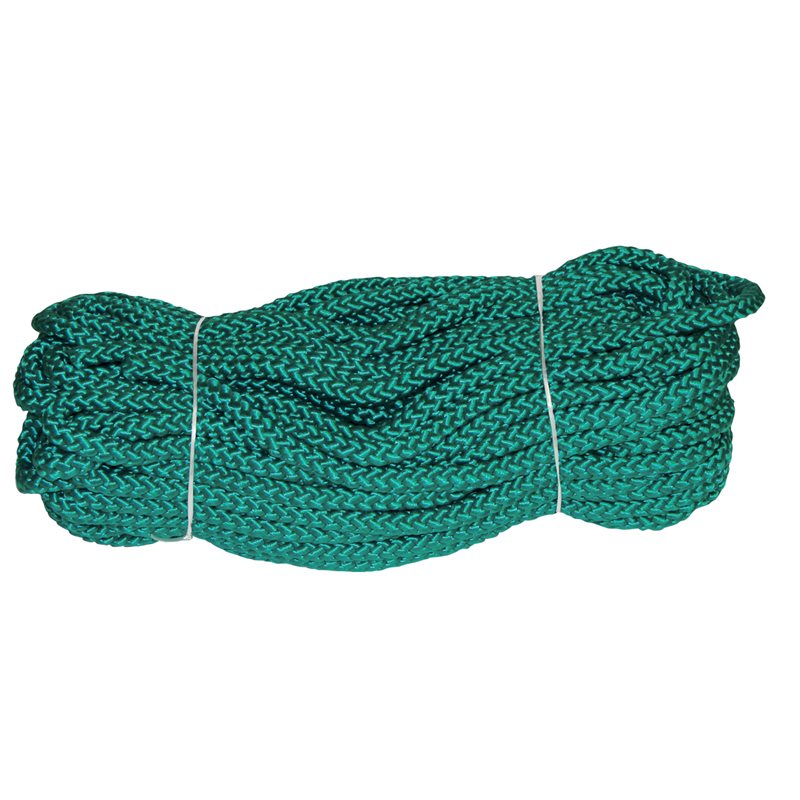 Braided polypropylene rope for wall bar