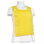 Yellow Cotton Pinnie with Elastic and Velcro for Kids