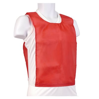Going One Nylon Pinnie with Elastic and Velcro, Junior, Red