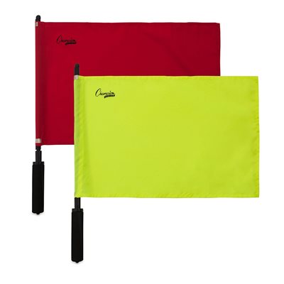 2 Soccer Linesman Flags