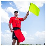 2 Soccer Linesman Flags